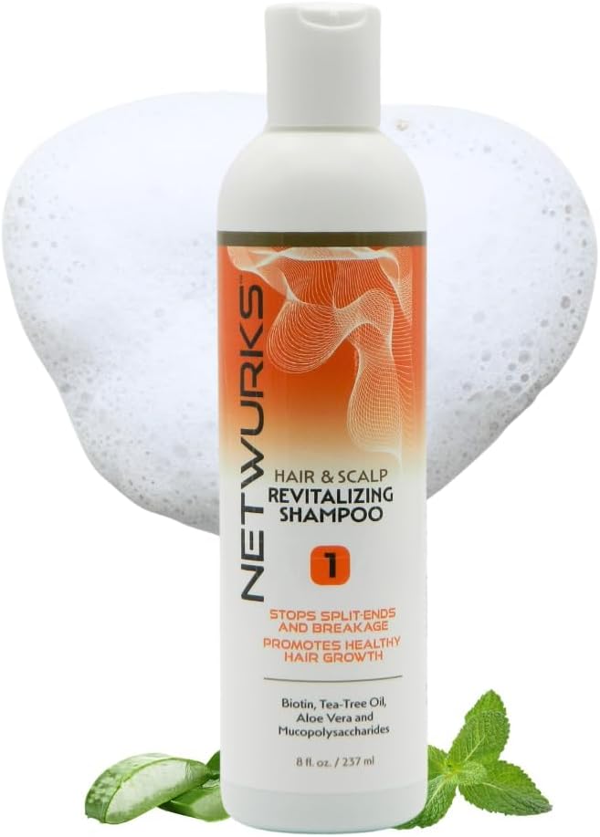 Hair & Scalp Revitalizing Shampoo | Helps Repair Damaged, Split Ends & Promotes Hair Growth | 226 g