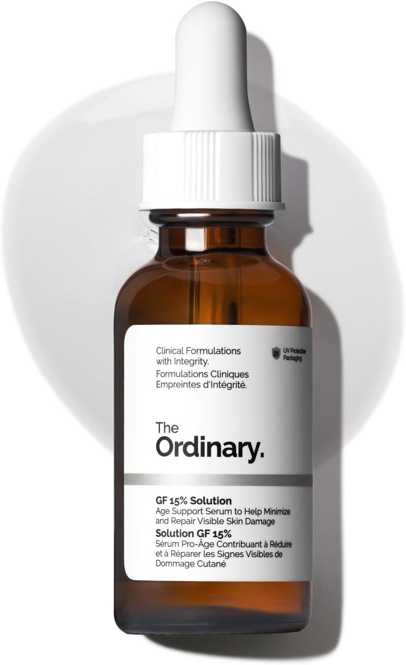 The Ordinary GF 15% Solution, Anti-Aging Formula for Visible Skin & Wrinkle Repair, 30ml