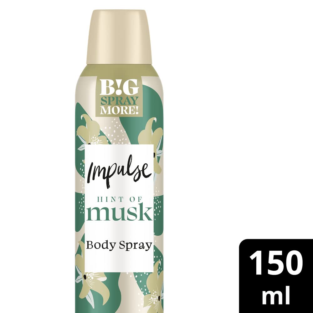 Impulse Hint Of Musk Body Spray Deodorant 150 ml Halalzen