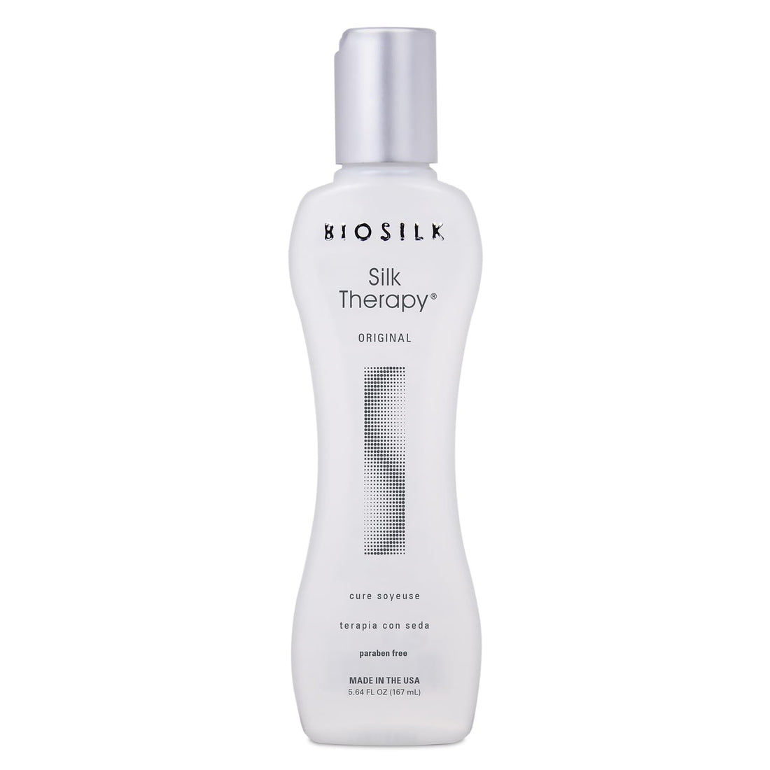 BioSilk Silk Therapy Original, Reconstructing Treatment For Adding Shine & Helping Prevent Split Ends, Sulfate, Paraben, & Cruelty-Free, 5.64 Oz Halalzen