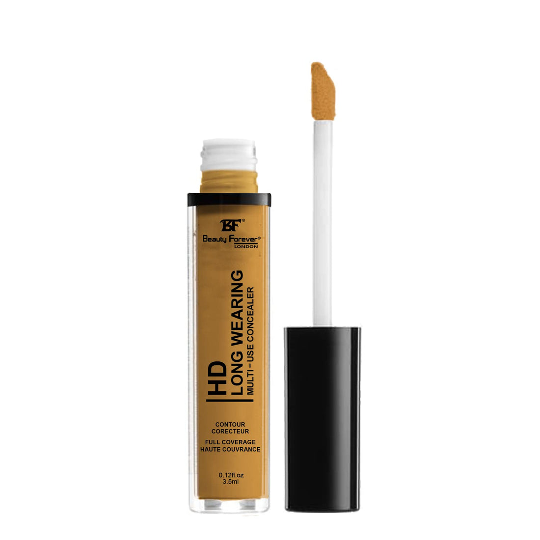 Beauty Forever HD Long Wearing Multi-use Concealer, Emollient Rich Formula, Creamy & Blend-able, 3.5ml (04 SAND) Halalzen