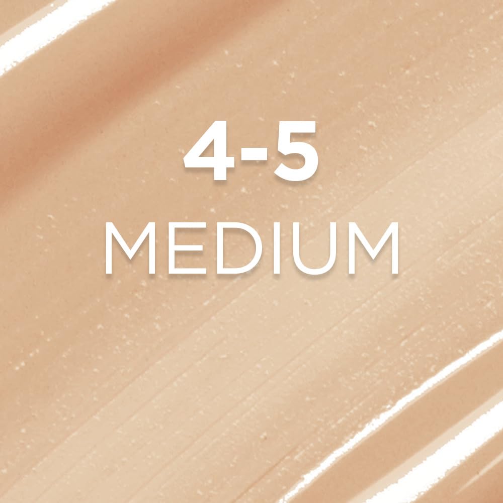 L'Oréal Paris Nude Tinted Serum for Face, Plumping and Hydrating Face Makeup, 1 Percent Pure Hyaluronic Acid, Nude Foundation to Cover, Replumps and Hydrates Skin in One Hour, Shade 4-5 Medium Halalzen