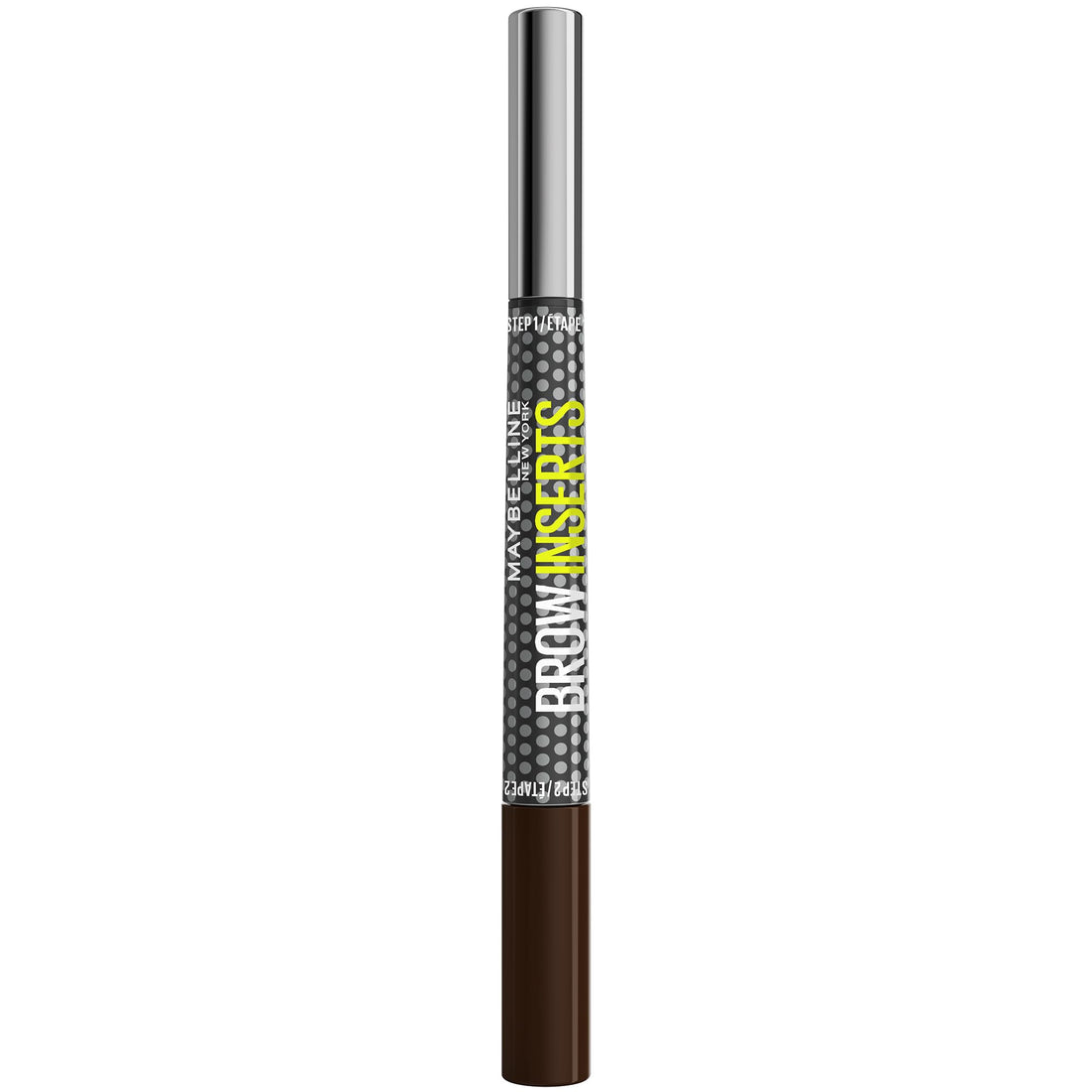 Maybelline New York Brow Inserts, 2-in-1 Eyebrow Pencil Pen and Fiber Gel, 0.015MM Triple Tip for 100 Hair-Like Strokes in 30 Seconds, 36-Hour Wear, Smudge-Proof, Shade: Blonde 1