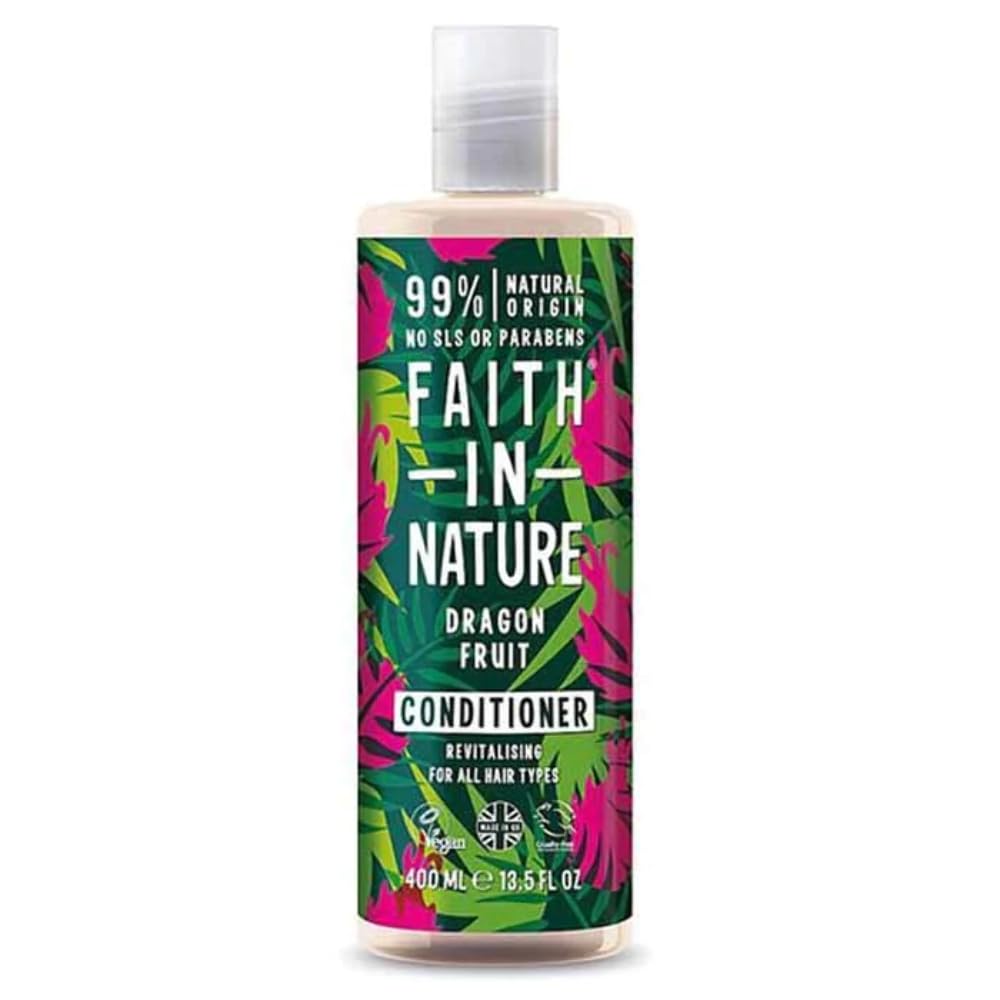 Faith In Nature Organic Aloe Vera Conditioner, Soothing for Normal Hair & Scalp, Vegan & Cruelty Free, No SLS, Silicones or Parabens, 400ml