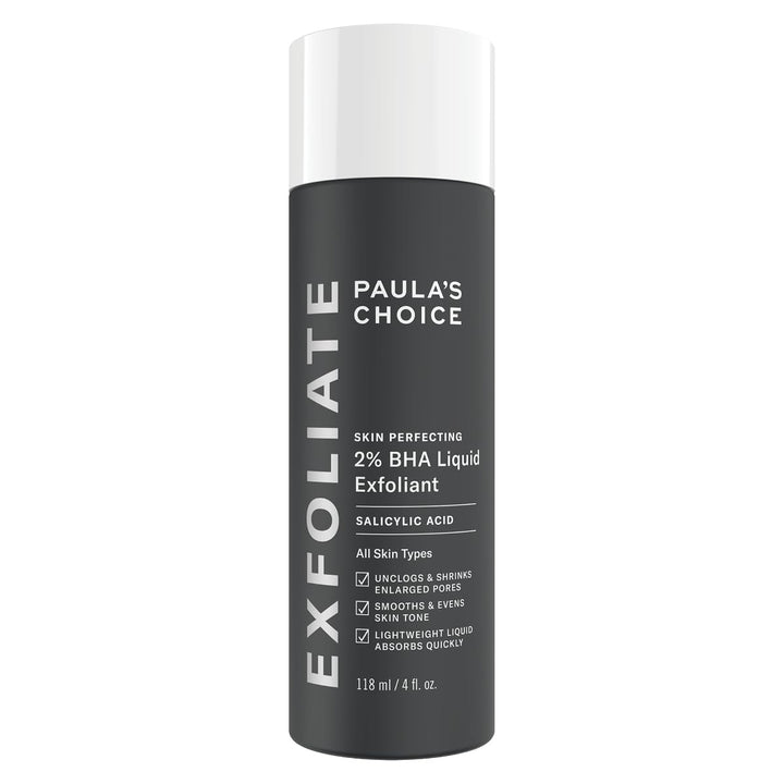 Paula's Choice SKIN PERFECTING 2% BHA Liquid Exfoliant - Face Exfoliating Peel Fights Blackheads & Enlarged Pores - for a Healthy Glow - with Salicylic Acid - Combination & Oily Skin - 30 ml Halalzen