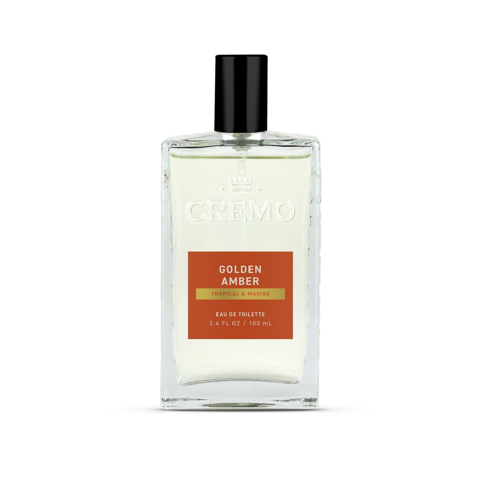 Cremo Cologne Homme - Eau de Cologne en Spray Épices et Vanille Noire pour Homme, Une Explosion d'Épices Vibrantes, de Bois Foncés et de Vanille Noire, Parfums Homme Signature Multi-Couches, 100 ml