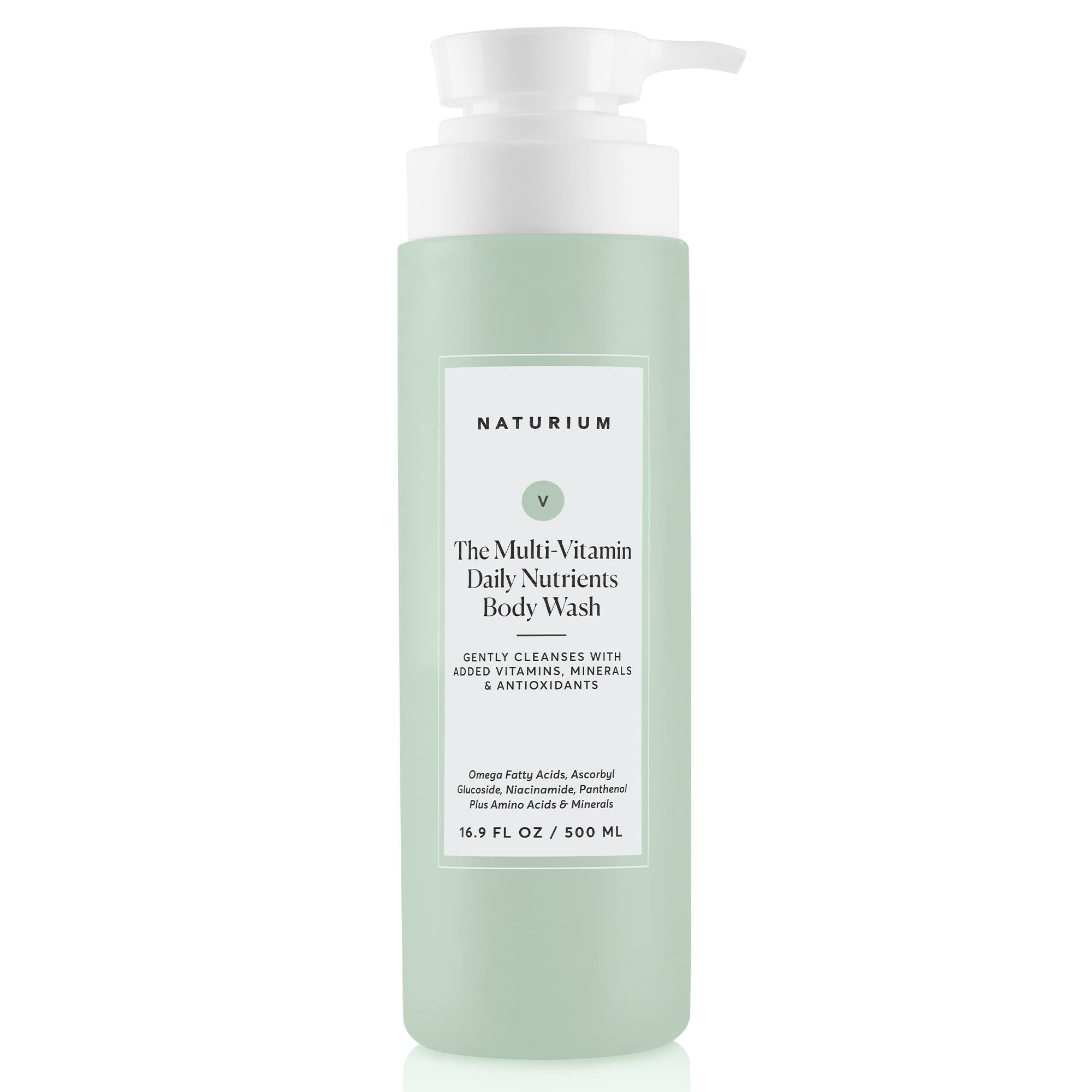 Naturium The Glow Getter Multi-Oil Hydrating Body Wash, Gentle Cleanser, 16.9 oz