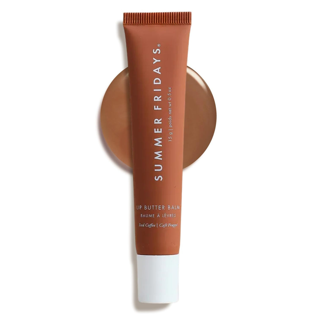 Summer Fridays Tinted Lip Butter Balm - Conditioning Vegan Lip Balm for Instant Moisture, Shine & Hydration - Sheer-Tinted, Soothing Skincare - Pink Sugar (.5 Oz)