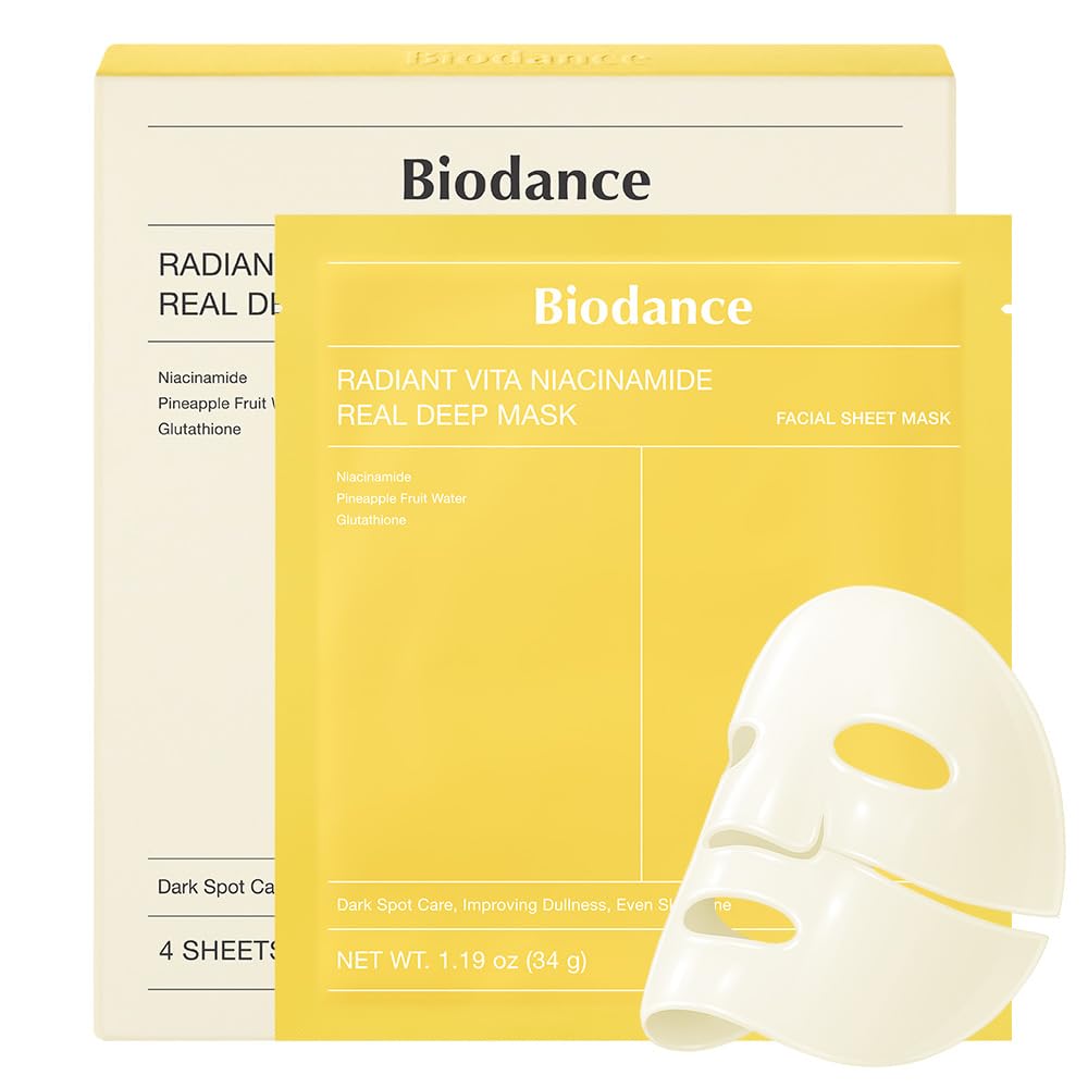 BIODANCE Caviar PDRN Real Deep Hydrogel Mask 4 Pcs | Hydrogel Overiight Mask | Skin Firming, Radiance, Enhancing Skin Recovery | Korean Face Mask for Glass Skin | Korean Skincare