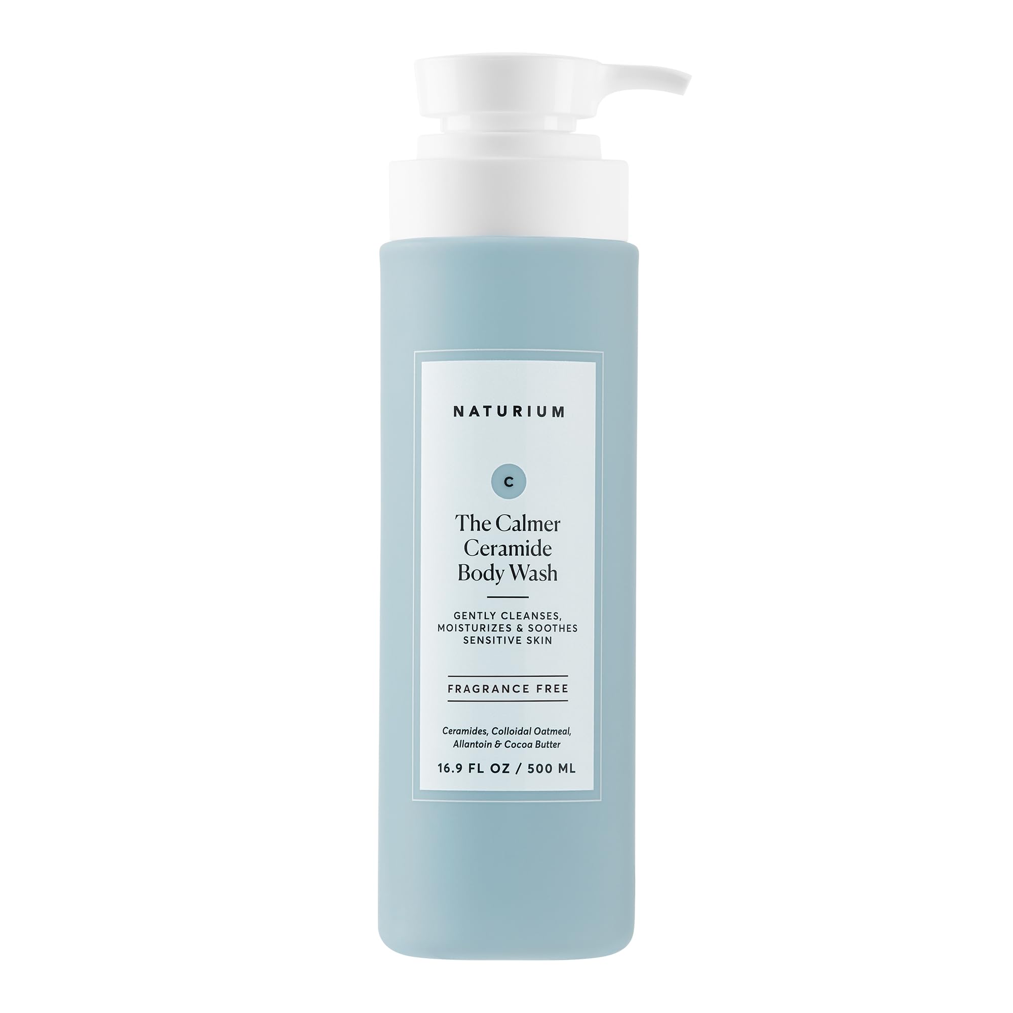 Naturium The Glow Getter Multi-Oil Hydrating Body Wash, Gentle Cleanser, 16.9 oz
