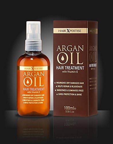 Hair Xpertise Moroccan Argan Oil- Treatment For Damaged Hair | Nourishes And Moisturises Dry Hair | Repairs, Smoothes And Brings Life To Your Hair! - For All Hair Types [Vegan 100ml Halalzen