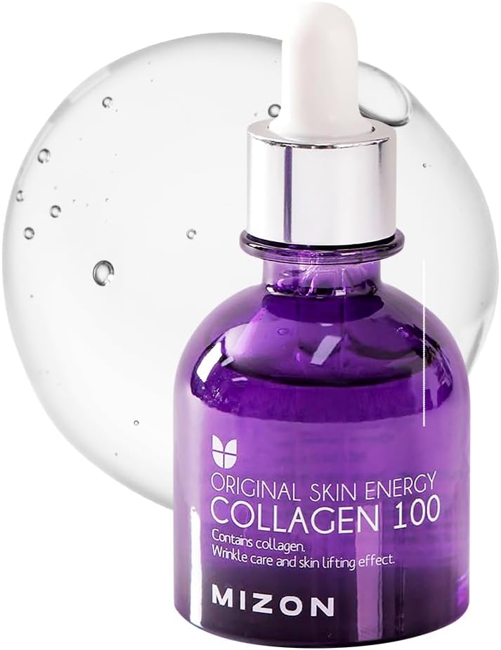 [MIZON] COLLAGEN 100 (30ml) Korean Skincare - Marine collagen serum for face - Intensive anti-aging treatment - Reduces wrinkles & fine lines - Hydration & Elasticity