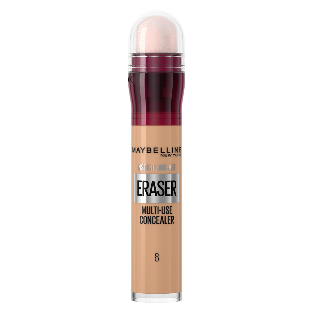 Maybelline Instant Anti-Age Eraser Eye Concealer for Face, Dark Circles, Blemish & Fine Lines Concealer, Full Coverage, Dermatologist Tested, Suitable for Sensitive Skin, Shade: 00 Ivory Halalzen