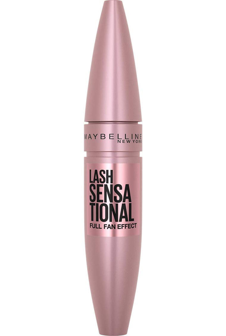 Maybelline Mascara, Lash Sensational Volumizing & Thickening, Eyelash Lengthening, Flake Free Formula, Layer Reveal Brush, Defining Mascara, Maybelline New York, Shade: Very Black Halalzen
