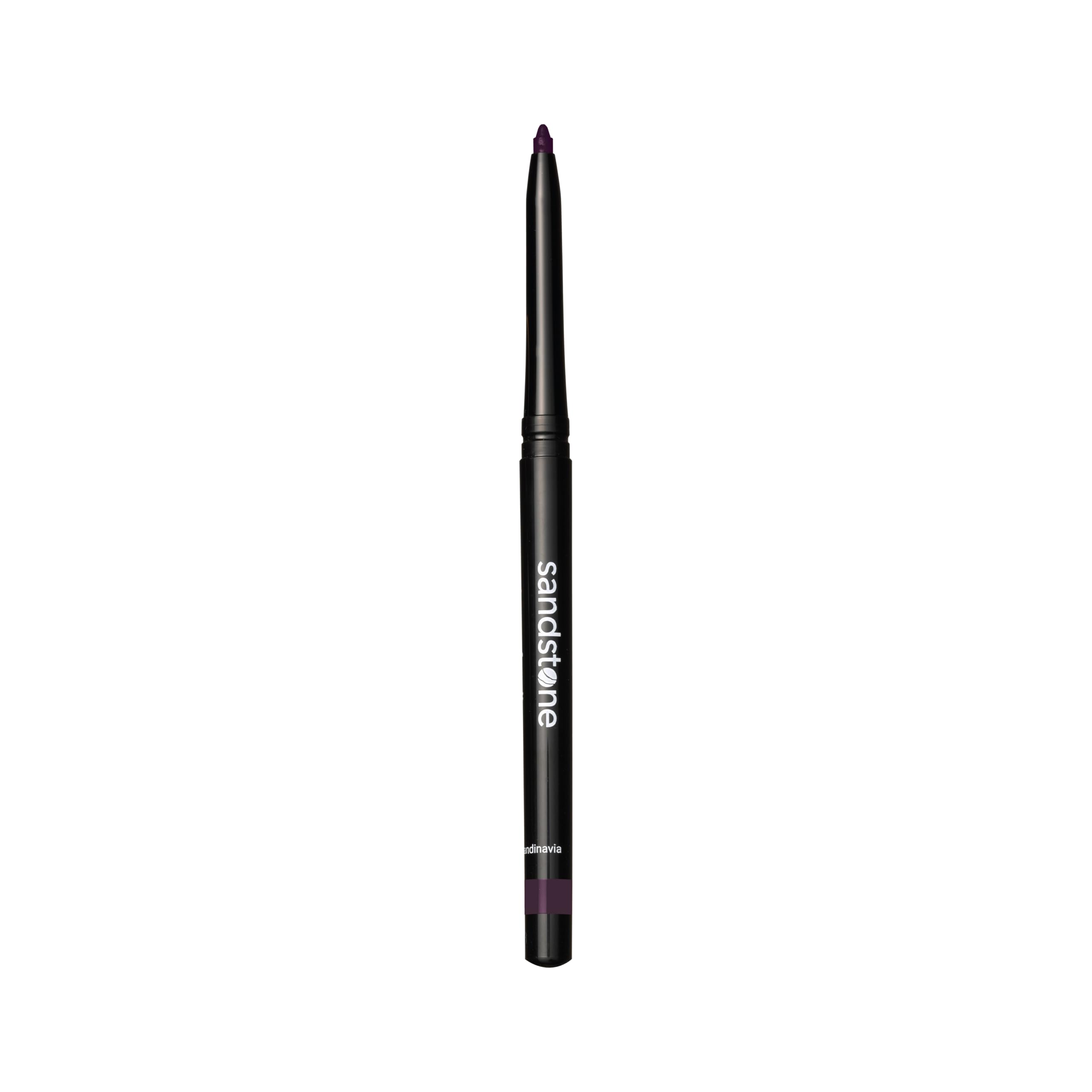 Sandstone Scandinavia Waterproof Eyeliner Pencil - Long-Lasting Gel Eye Liner for Sensitive Eyes - Hypoallergenic & Smudge-Proof - Fragrance-Free, Vegan & Allergy Tested (Black) Halalzen
