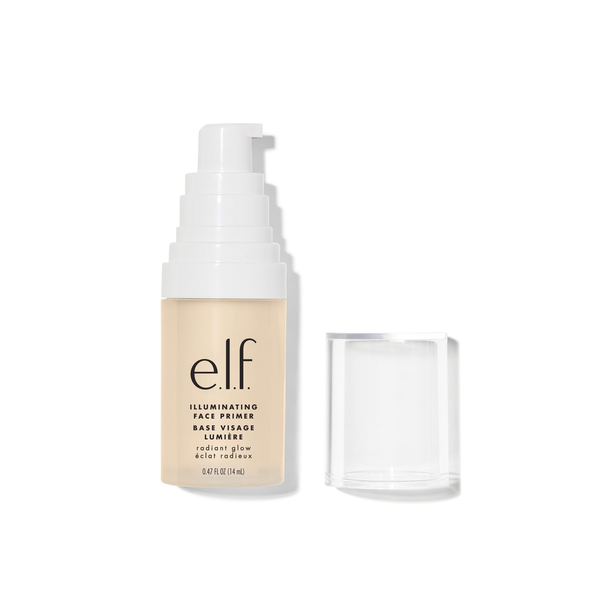e.l.f., Hydrating Face Primer, Lightweight, Long Lasting, Creamy, Hydrates, Smooths, Fills in Pores and Fine Lines, Natural Matte Finish, Infused with Vitamin E, 0.47 Oz Halalzen