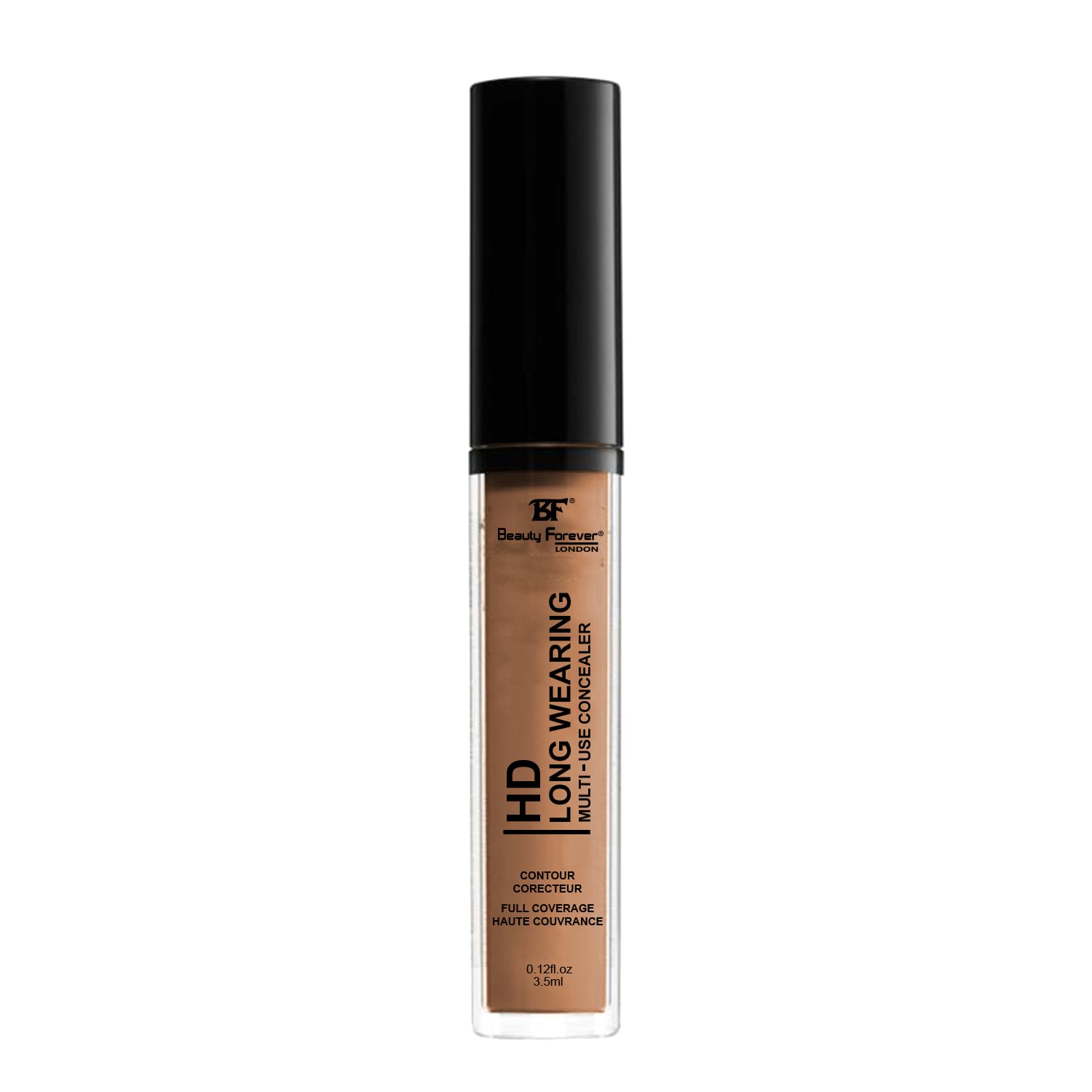 Beauty Forever HD Long Wearing Multi-use Concealer, Emollient Rich Formula, Creamy & Blend-able, 3.5ml (04 SAND) Halalzen