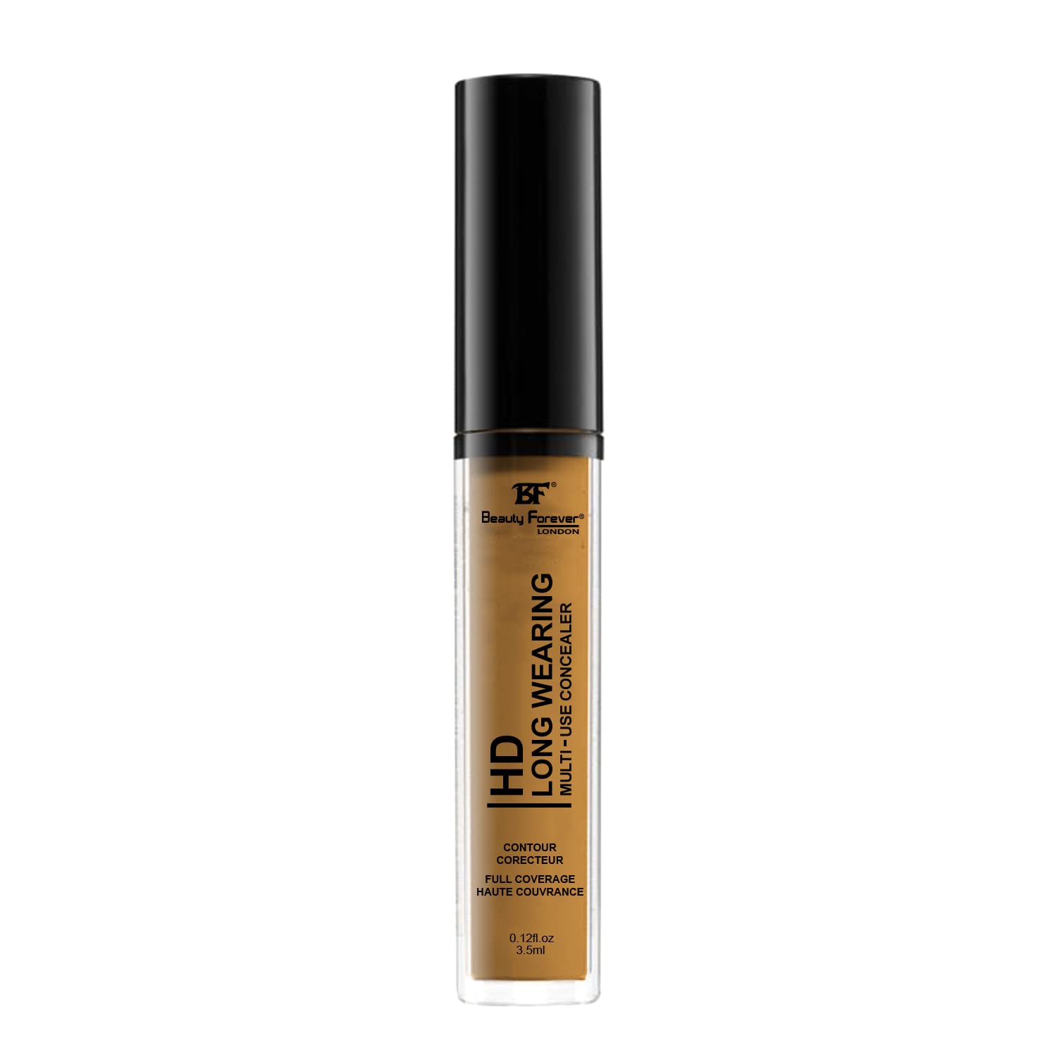 Beauty Forever HD Long Wearing Multi-use Concealer, Emollient Rich Formula, Creamy & Blend-able, 3.5ml (04 SAND) Halalzen