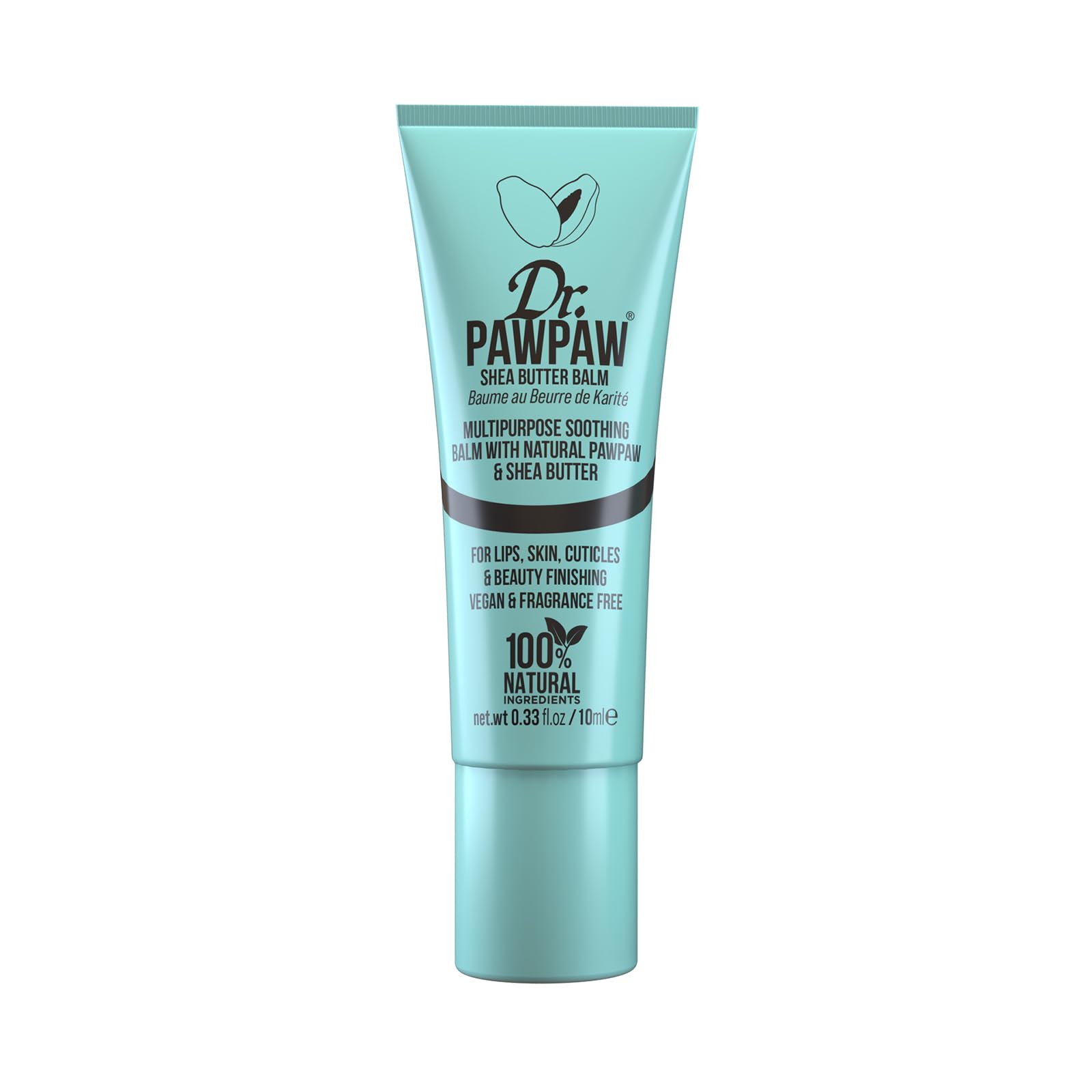 Dr.PAWPAW Overnight Lip Mask 10ml, Natural Hydrating Lip Treatment with Pawpaw Aloe Vera Olive Oil and Peptides, Vegan Balm to Smooth and Plump Lips Overnight Halalzen
