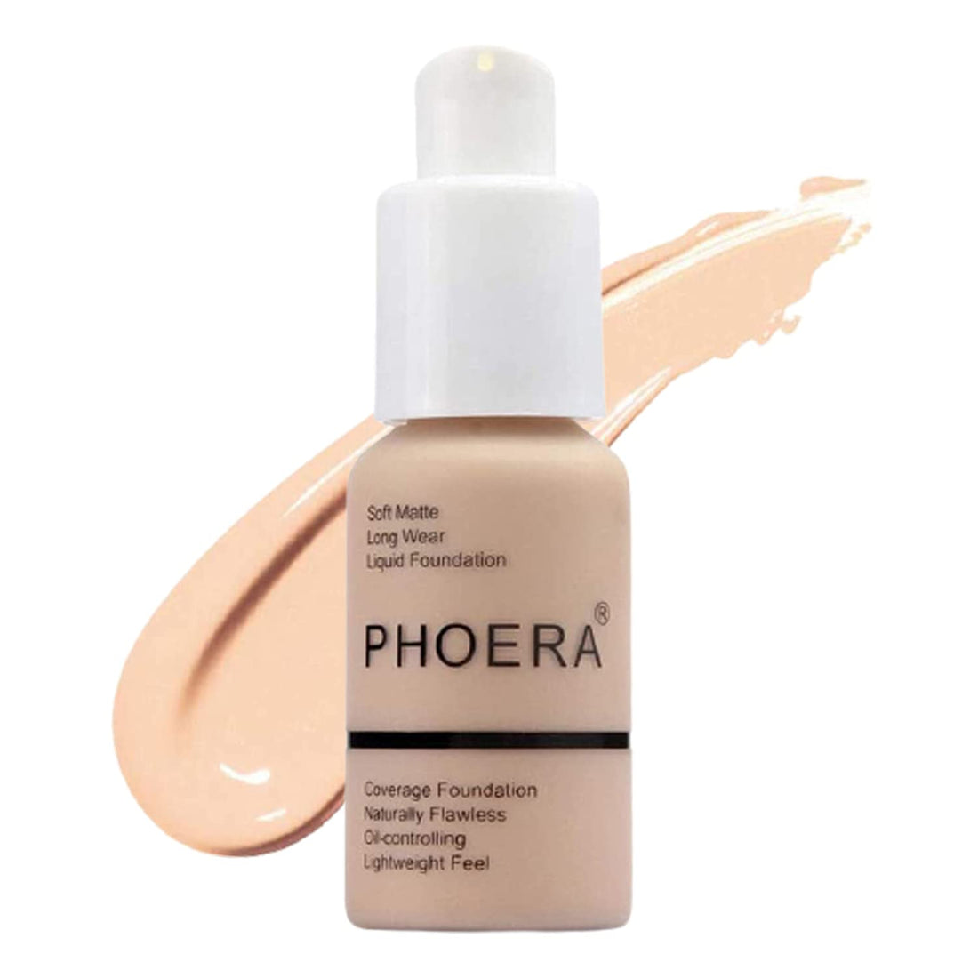 Glamza PHOERA Foundation Concealer Makeup Full Coverage Matte Brighten Long Lasting UK (104 BUFF BEIGE) Halalzen
