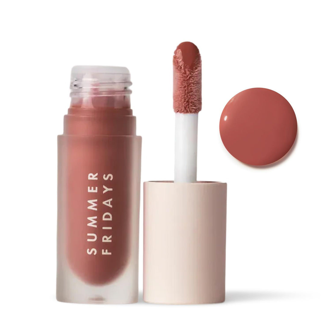 Summer Fridays Dream Lip Oil - Hydrating Tinted Lip Gloss Oil - Non-Sticky Formula with Skincare Benefits for Long-Lasting Softness + Shine - Effortless Beauty Gifts - Bare Sand (0.15 Oz)