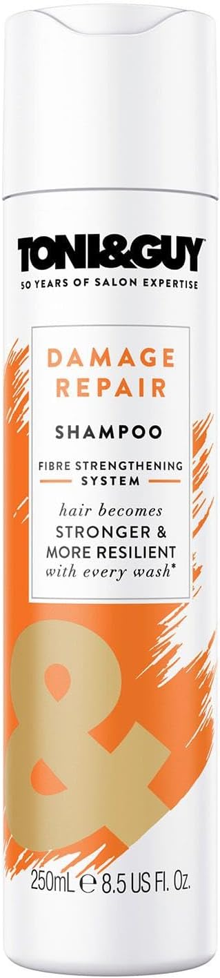 Toni & Guy Bundle of Shampoo 250ml and Conditioner 250ml that intensely Nourishes Damaged Hair Making Stronger and More Resilient With Every Wash Halalzen