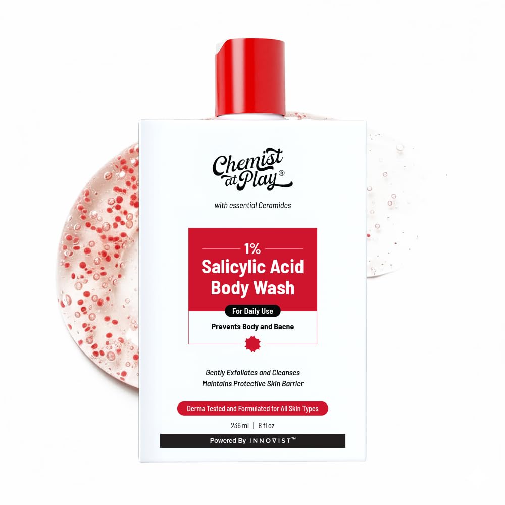 Chemist at Play Brightening Body Wash | Alpha Arbutin & Vitamin C | Fades Dark Spots & Evens Skin Tone | Glycolic Acid | Sulphate Free | 236ml
