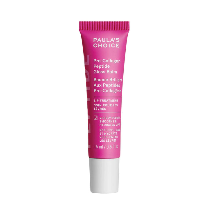 Paula's Choice Pro-Collagen Peptide Gloss Balm - Deeply Hydrates - Anti-Ageing - Plumps & Smooths Lips - Non-sticky with Glossy Finish - Lip Treatment with Shea Butter - All Skin Types - 15 ml