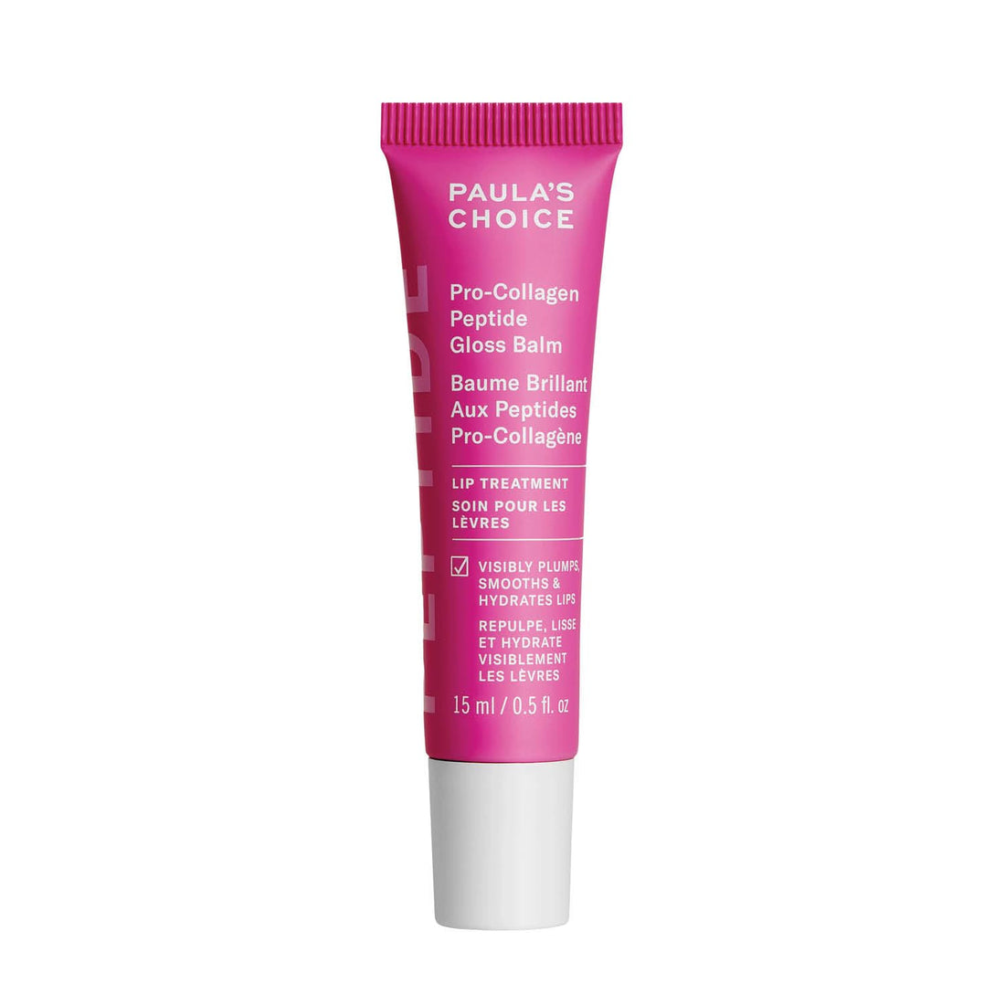 Paula's Choice Pro-Collagen Peptide Gloss Balm - Deeply Hydrates - Anti-Ageing - Plumps & Smooths Lips - Non-sticky with Glossy Finish - Lip Treatment with Shea Butter - All Skin Types - 15 ml Halalzen