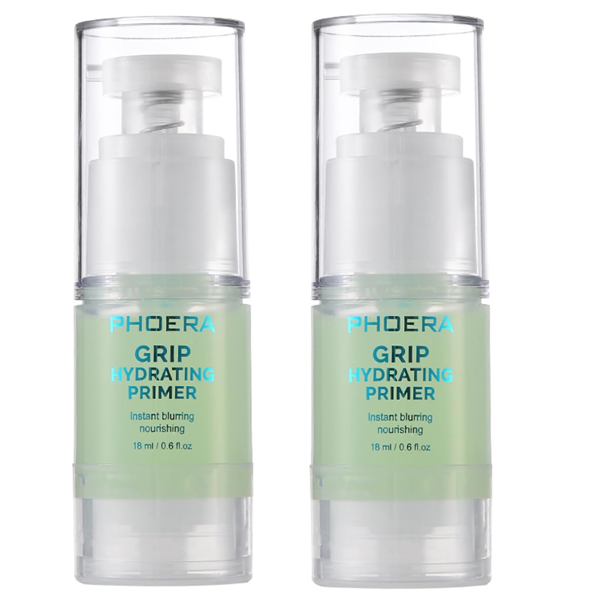 2Pcs Makeup Primer For PHOERA All Matte Oil Free Full Coverage Foundation Base Long Lasting Hydrating Smoothing Moisturizing Makeup Base Matte Face Foundation Primer (#2pcs 18ml) Halalzen