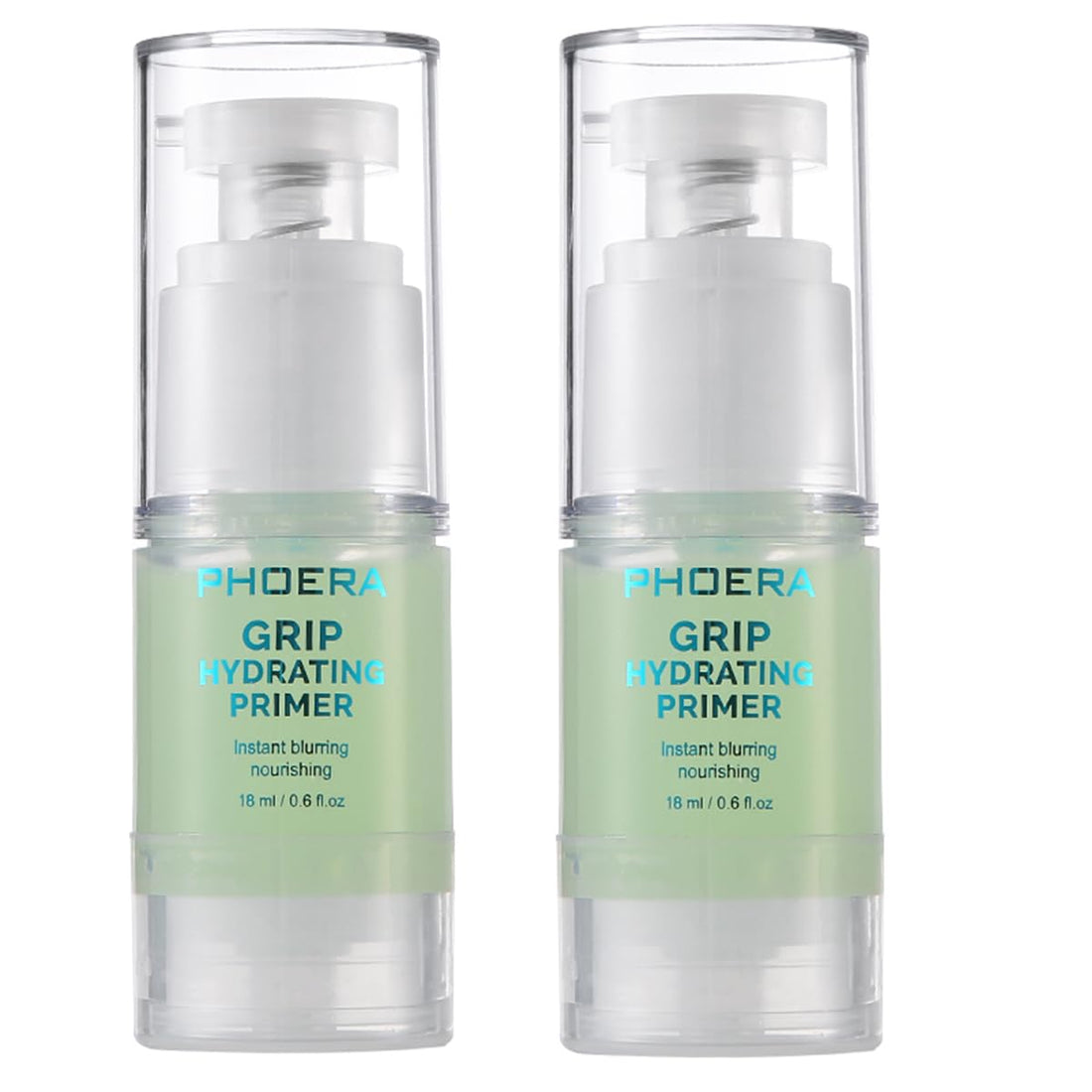 2Pcs Makeup Primer For PHOERA All Matte Oil Free Full Coverage Foundation Base Long Lasting Hydrating Smoothing Moisturizing Makeup Base Matte Face Foundation Primer (#2pcs 18ml) Halalzen