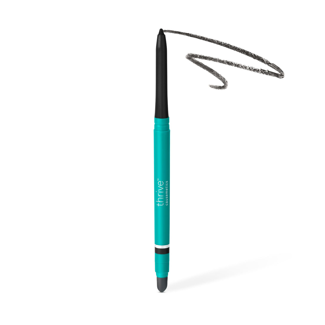 Thrive Causemetics Infinity Waterproof Eyeliner Pencil, Built In Sharpener & Smudge Tip, Long Lasting, Smudge Proof, Hyaluronic Acid & Shea Butter, Vegan & Cruelty Free, Ella (Brown Matte)