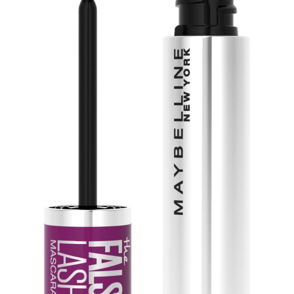 Maybelline New York The Falsies Lash Lift Intense Mascara, Double Curved Brush for More Depth and Dramatic Volumised Length That Looks Like a Professional Lash Salon Service, Ultra Black Halalzen