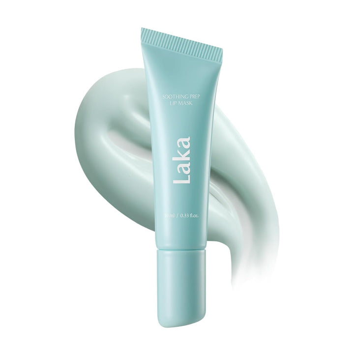Laka Soothing Prep Lip Mask, Cooling Peel Off Korean Lip Mask, Gentle Exfoliator for Lips, Hygienic & Easy Application, Daily Lip Care, K-Beauty, 0.33 fl.oz Halalzen