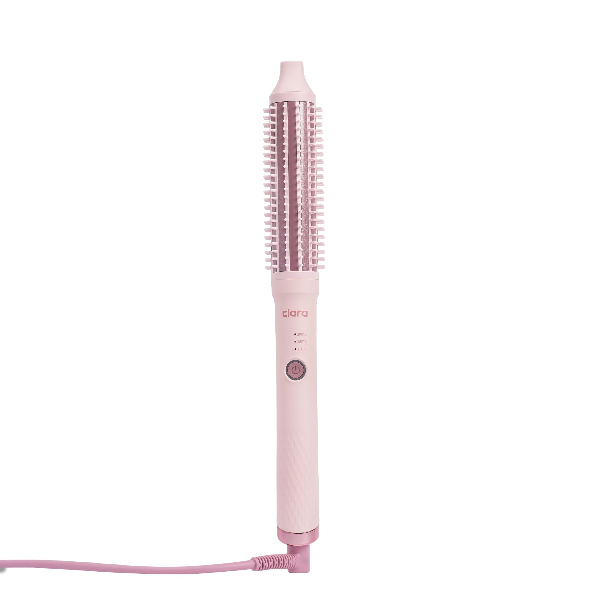 Clara Anti-Frizz Ionic Slim Hot Brush 32mm Thermal Heated Round Hair Styling Brush with 5.5mm Bristles, Triple Heat Settings, 3-in-1 Blowout, Wave & Smooth Finish Styling Tool – Black Halalzen