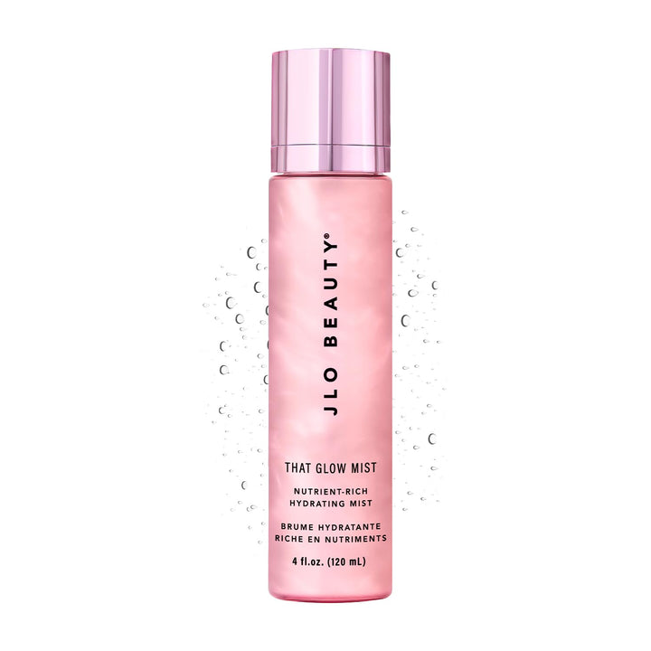 JLO BEAUTY That Glow Mist Hydrating Face Spray – Niacinamide, Hyaluronic Acid & Ceramide Complex – Refreshing Vitamin Mist for Instant Glow & Dewy Skin, 4 oz