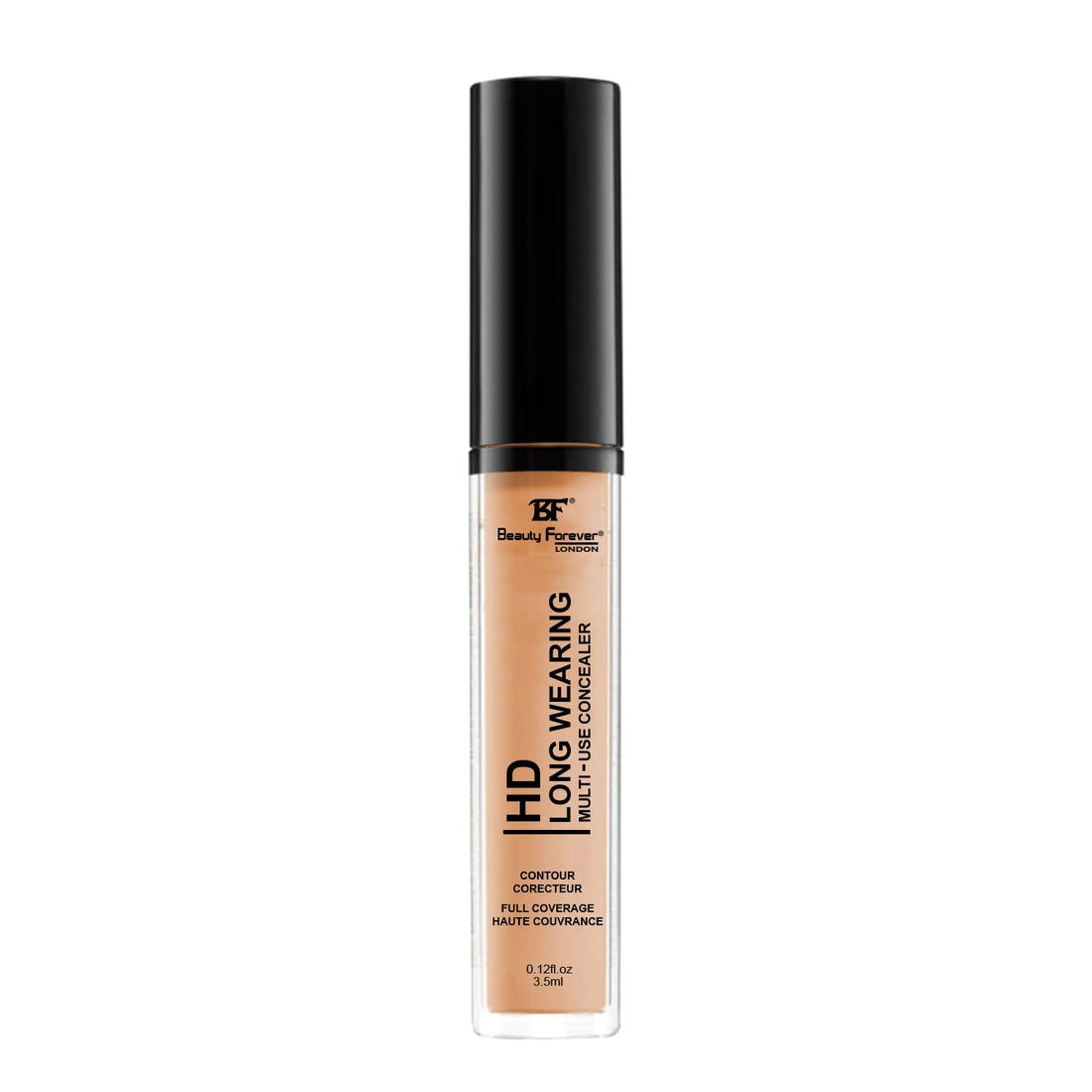 Beauty Forever HD Long Wearing Multi-use Concealer, Emollient Rich Formula, Creamy & Blend-able, 3.5ml (04 SAND) Halalzen