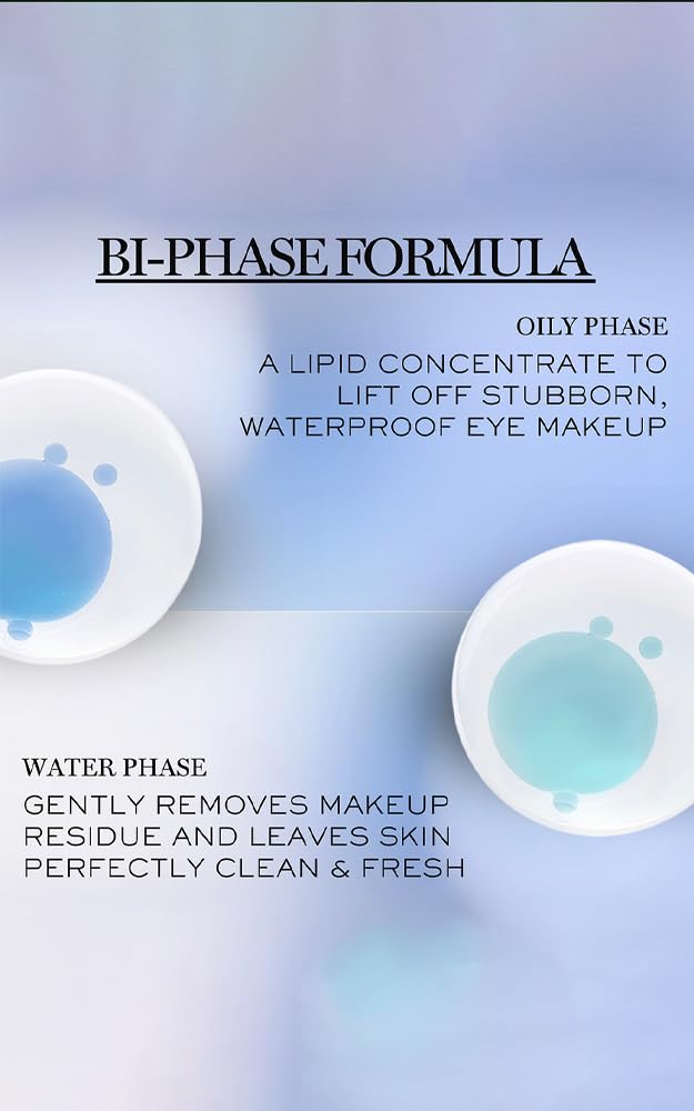 Lancôme Bi-Facil Eye Makeup Remover, Non-Oily, Bi-Phase, Dissolves Waterproof Mascara, Instant Action, Gentle for Sensitive Eyes, Effortlessly Removes Make-up Halalzen
