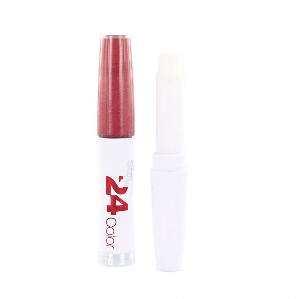 Maybelline Lipstick, SuperStay 24H Liquid Lipstick – Dual-Ended Long-Lasting Color & Moisturizing Lip Balm – Non-Drying, Transfer-Proof, Upto 24Hour, Dual Ended, Shade: 310 Forever Heather Halalzen
