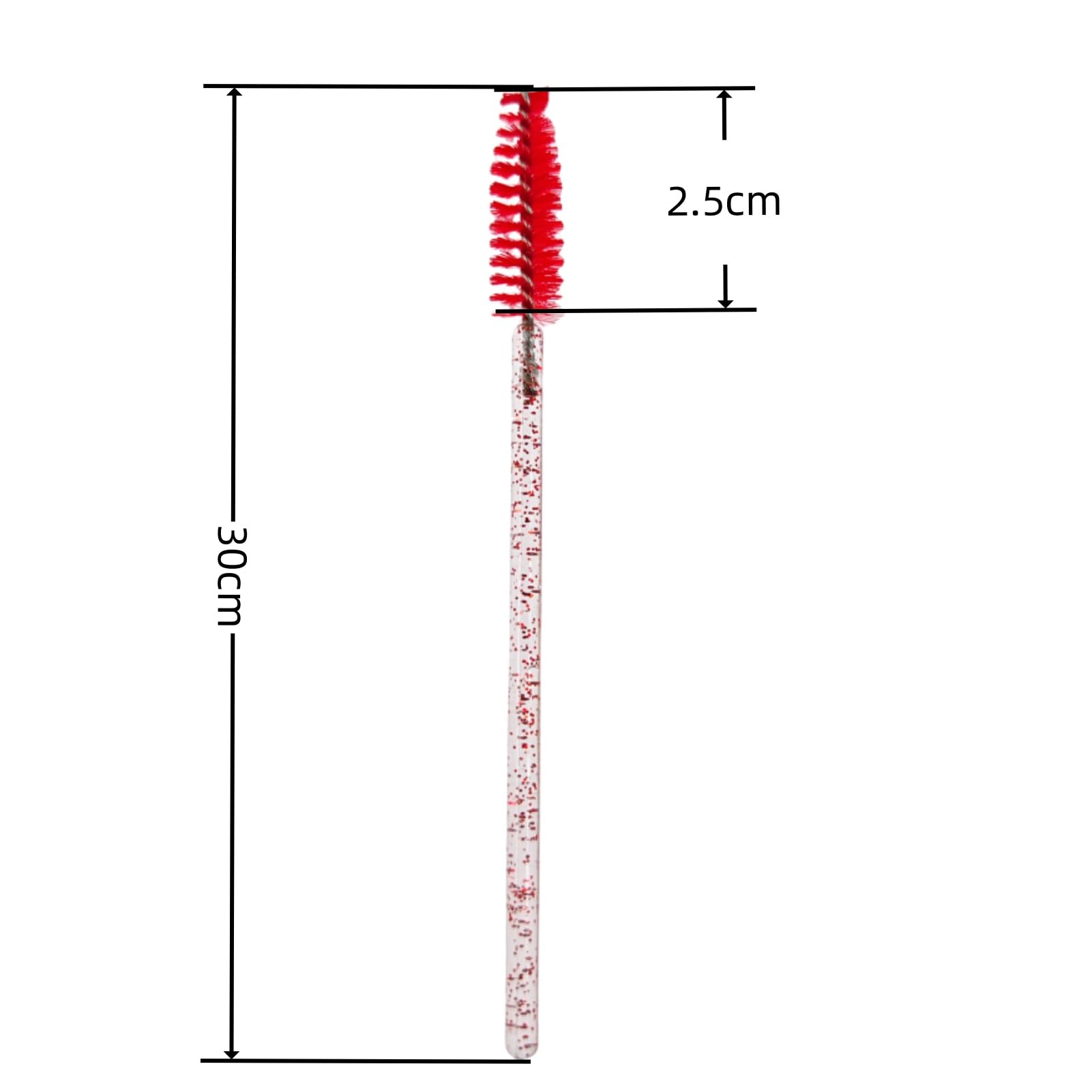 ZHIYE 50 pcs Eyelash Mascara Brushes, Wands Applicator Eyebrow Brush Makeup Kit, Eyebrow Castor Oil Brush Makeup Tool Halalzen