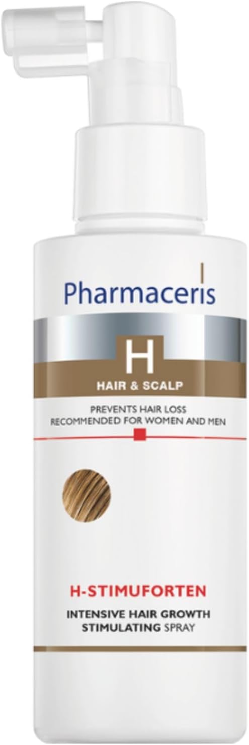 Pharmaceris H Stimuforten, Intensive Hair Growth Stimulating Spray, Hair Loss Treatment, Women and Men, for Sensitive Scalp - 125 ml Halalzen