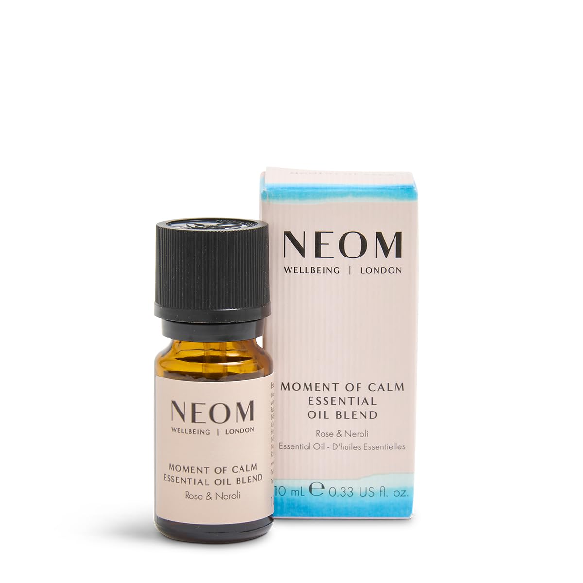 NEOM - Real Luxury Essential Oil Blend, 10ml | Lavender, Jasmine & Sandalwood | Scent to De-Stress Range