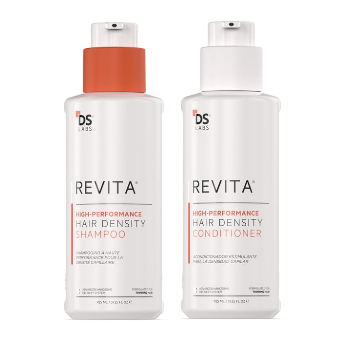Revita Shampoo and Conditioner for Thinning Hair by DS Laboratories - Volumizing and Thickening for Men and Women, Supports Hair Growth, Hair Strengthening, Sulfate Free, DHT Blocker (925ml)
