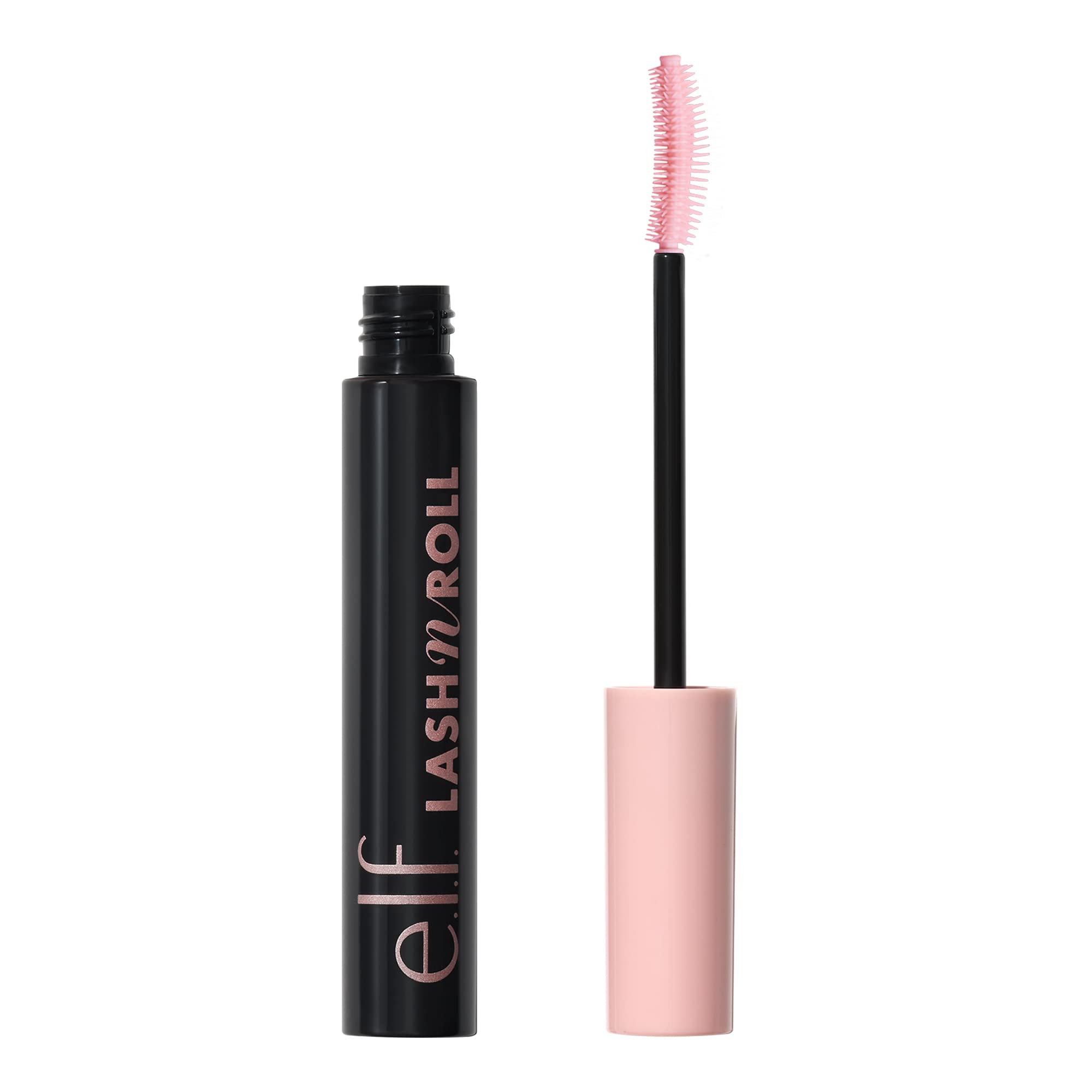 e.l.f. Lash 'N Roll Mascara, Curling Mascara For Visibly Lifted Lashes, Lifts & Separates Lashes. Long-Lasting Formula, Vegan & Cruelty-Free, Black Halalzen