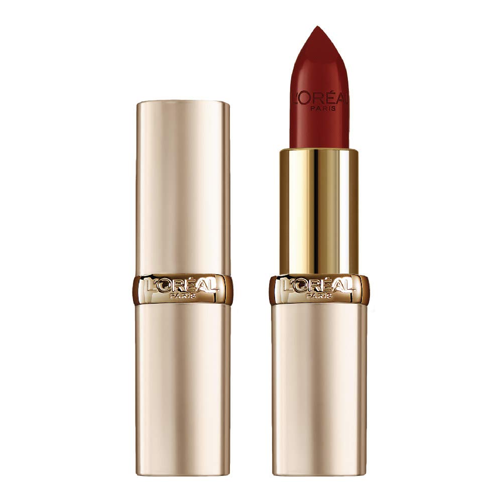 L'Oréal Paris Color Riche Satin Smooth Lipstick, Moisturising Pure Pigment Lip Colour, With Omega 3 & Vitamin E, Ultra Creamy Formula, Shade: 107 Seine Sunset Halalzen