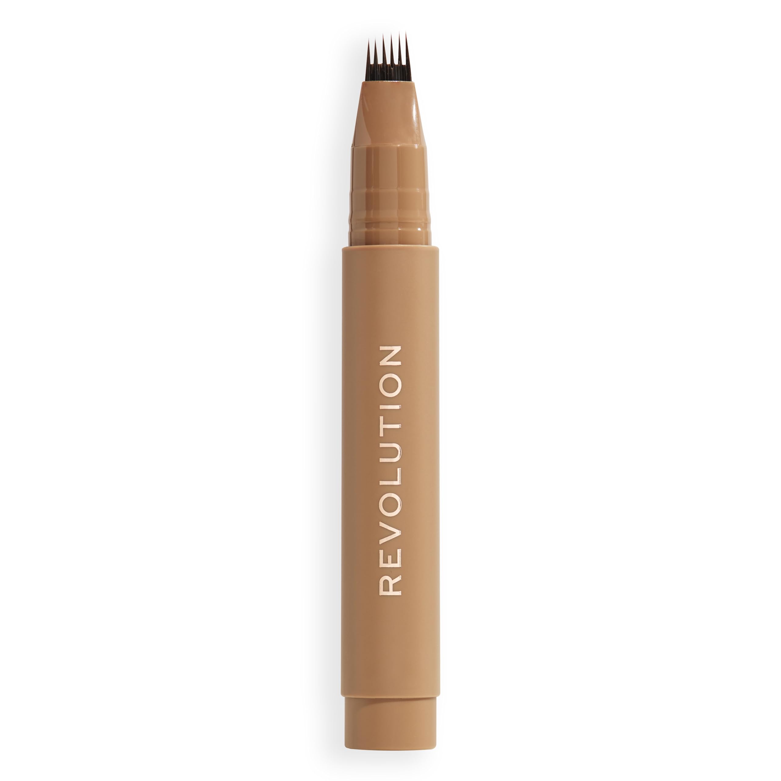 Revolution, Instant Brow Hair Pen, Precision Applicator for Hair-Like Strokes, Long-Lasting Eyebrow Pen, Dark Brown, Vegan & Cruelty-Free, 1.8ml