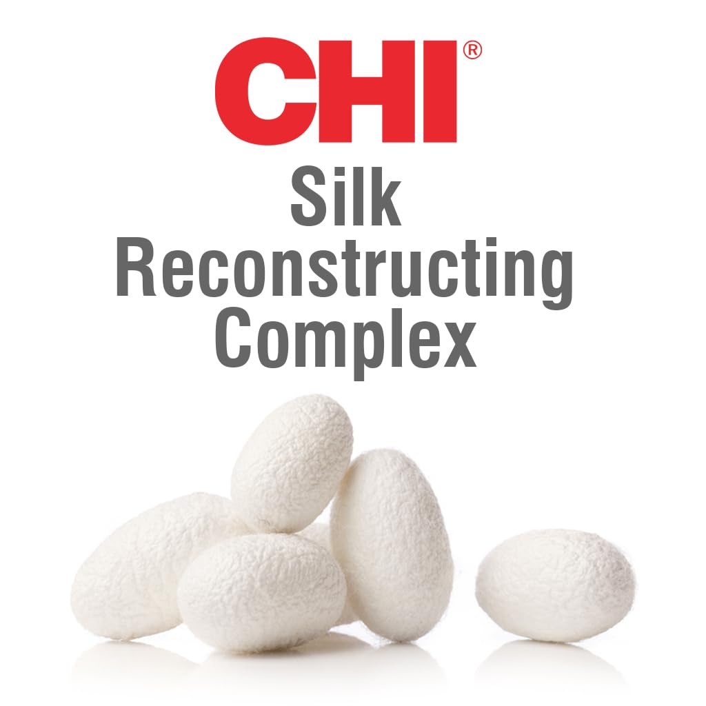 CHI Infra Silk Infusion, Silk Reconstructing Leave-In Hair Treatment for Creating Smooth, Shiny, Strong Hair, 2 Oz Halalzen