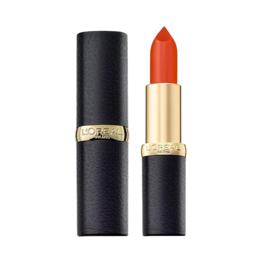 L'Oréal Paris Color Riche Satin Smooth Lipstick, Moisturising Pure Pigment Lip Colour, With Omega 3 & Vitamin E, Ultra Creamy Formula, Shade: 107 Seine Sunset Halalzen