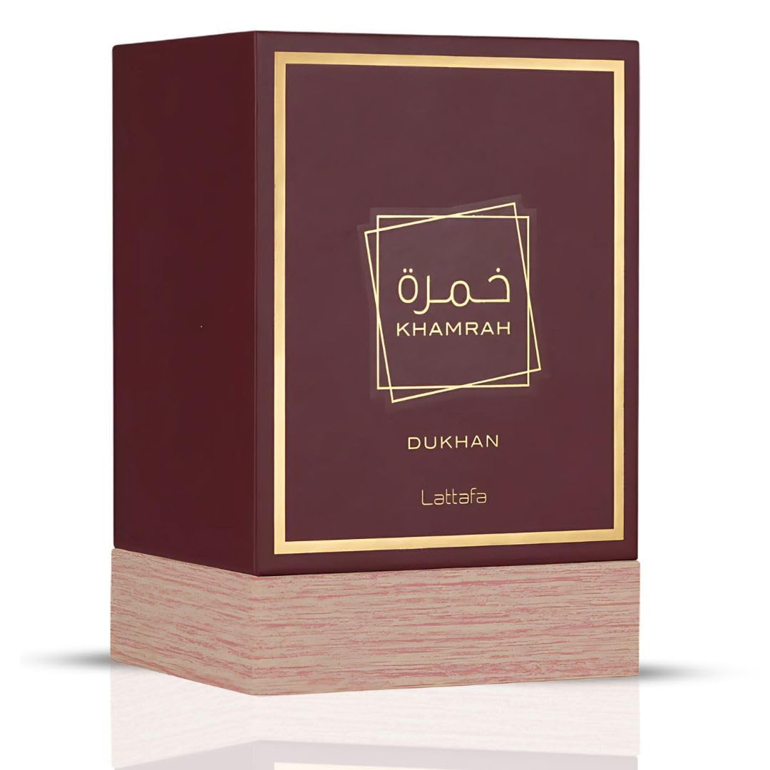 Lattafa Khamrah Qahwa - Vanilla, Warm Spicy, Cinnamon, Sweet - Eau de Parfum Long-Lasting Fragrance for Unisex, 3.40 Ounce / 100 ml