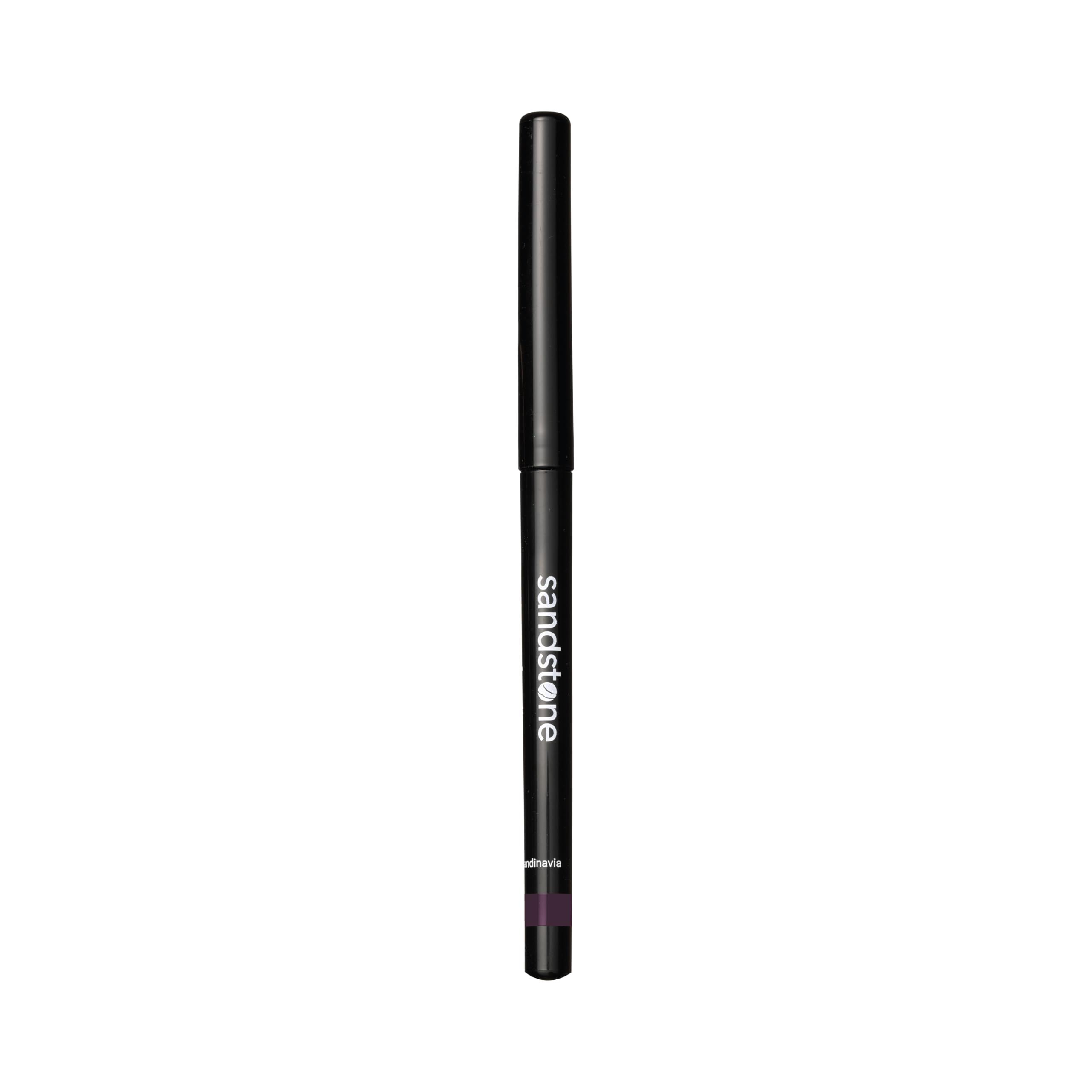 Sandstone Scandinavia Waterproof Eyeliner Pencil - Long-Lasting Gel Eye Liner for Sensitive Eyes - Hypoallergenic & Smudge-Proof - Fragrance-Free, Vegan & Allergy Tested (Black) Halalzen